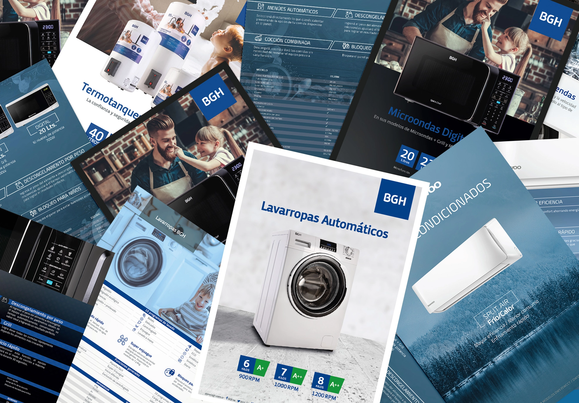 portada del trabajo de fichas de producto BGH