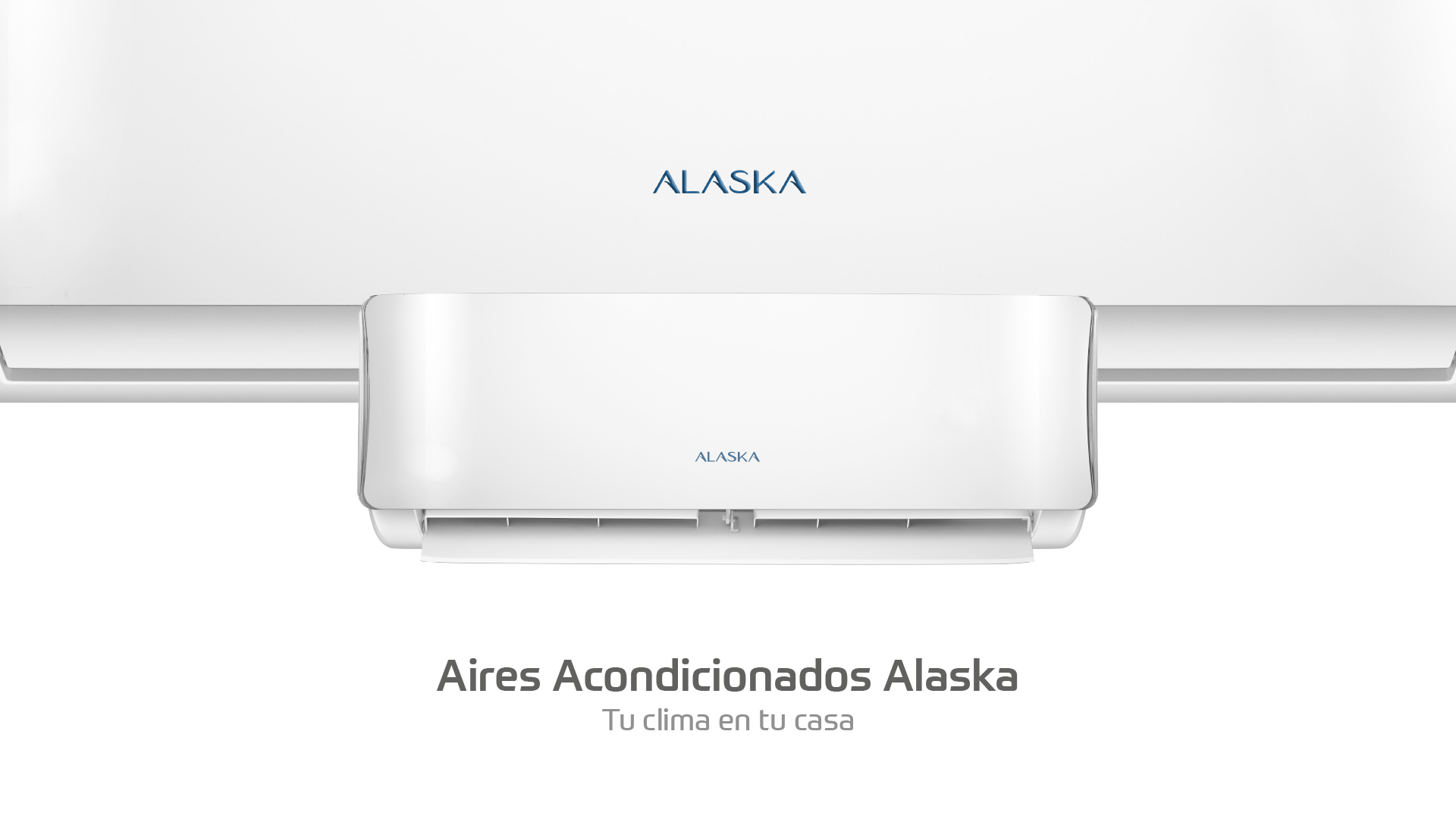 Aire acondicionado con le logo nuevo de la marca Alaska